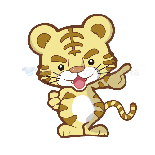 Tiger Iron-on Stickers (Heat Transfers)NO.8900